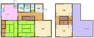 三重県鈴鹿市白子3【一戸建】の間取り