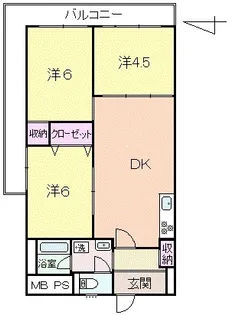 アルマンド蒲生【8階】の間取り