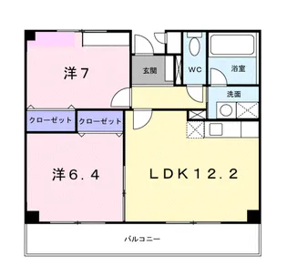 サンシャインヒル【1階】の間取り