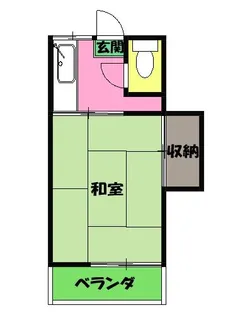 倉島荘【2階】の間取り