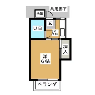 コーポ田中【2階】の間取り