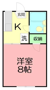 ウィスカーハイツ【2階】の間取り