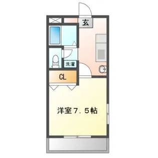 1Kの間取り画像