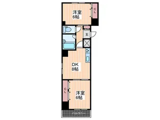 NaoCloud銀山町Bldg【5階】の間取り