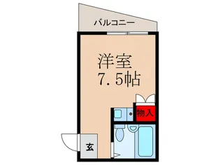 上中マンション美園【2階】の間取り