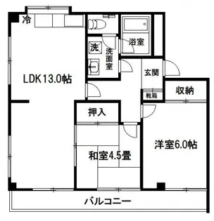 埼玉県さいたま市大宮区堀の内町1【マンション】の間取り