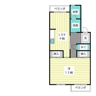 メゾン京命【2階】の間取り