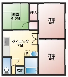 メゾンド・スマ【2階】の間取り