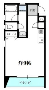 イーダッシュ八幡【1階】の間取り