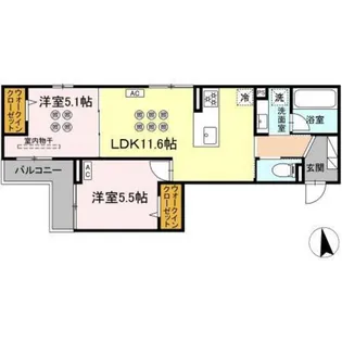 D-ROOM villa【3階】の間取り