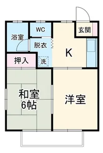 グリーンハイツ【2階】の間取り