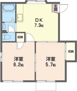 エスペランサK【1階】の間取り