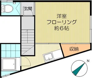 津金コーポ【2階】の間取り