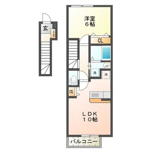 フラワー スペース【2階】の間取り