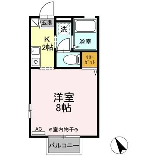 グランドールK II【2階】の間取り