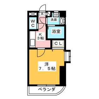 チュアリヒルズI【3階】の間取り