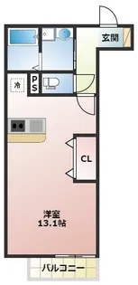 ウィズローズアカシ【2階】の間取り