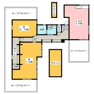GAIN石神井台【3階】の間取り