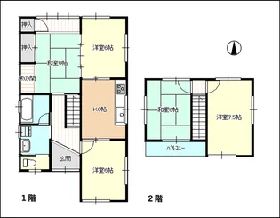 岐阜県岐阜市岩倉町5【一戸建】の間取り