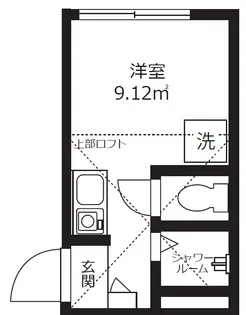 Musa北千住【2階】の間取り