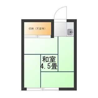 南大塚コーポ【2階】の間取り