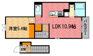 パルテールIII【2階】の間取り