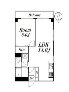 東京都杉並区上井草4【マンション】の間取り