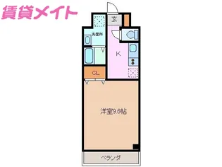ルラシオン江戸橋【1階】の間取り