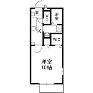 メルヴェーユ東静岡 B【1階】の間取り