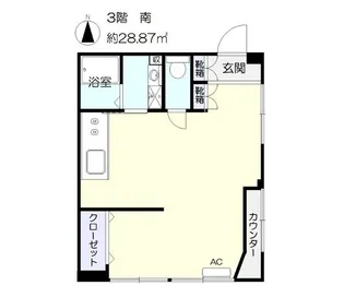 久世ビル【3階】の間取り