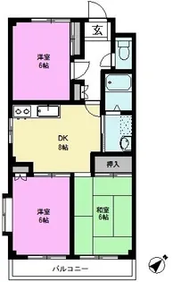 マイライフ草加【1階】の間取り