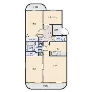 VILLA PERSIMMON【3階】の間取り