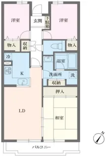 アルティザ相武台【7階】の間取り