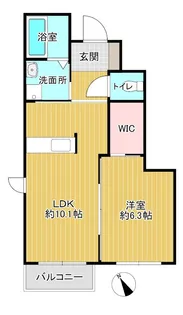 MFコート【1階】の間取り