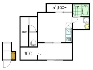 1LDKの間取り画像