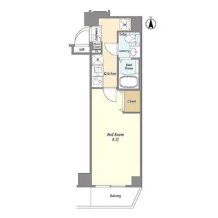 東京都杉並区下高井戸2【マンション】の間取り