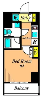 カスタリア大森II【11階】の間取り