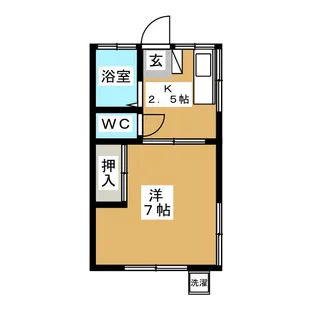 アルトハイムA棟【1階】の間取り