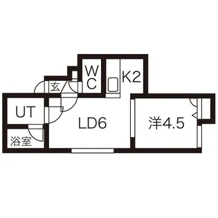 ノースウィル825【2階】の間取り