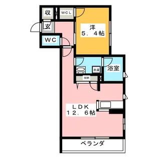 Palazzo翔【1階】の間取り