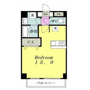 Canal East【1階】の間取り