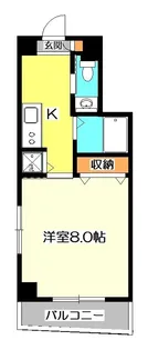 東京都府中市若松町2【マンション】の間取り