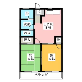 ファミールKATO【2階】の間取り