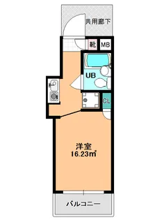 コモド目黒【3階】の間取り