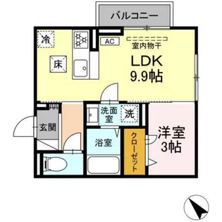 レグルス I【1階】の間取り