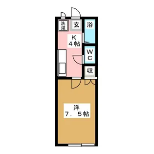 メゾン山内【1階】の間取り