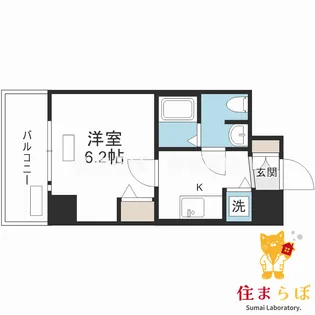 大阪府大阪市西淀川区野里2【マンション】の間取り