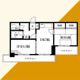 マイキャッスル鶴見I【3階】の間取り