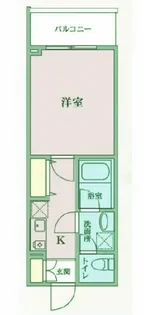 プライマル西大井グリーン【1階】の間取り