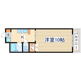 宮千代アヴェニュー【3階】の間取り